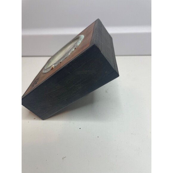 Vintage clock, Mercedes, wind up clock, made in Berlin, wood exterior sold as is - Picture 3 of 8